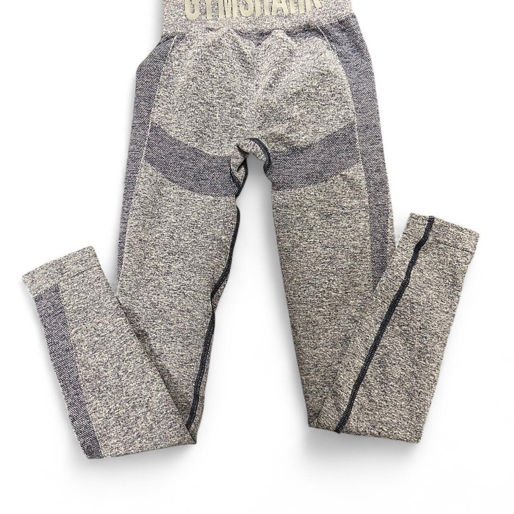 Gymshark Seamless Booty Boost Leggings - Size XS/S - Gray Marl Activewear